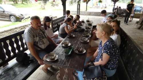 Obiad w Gospodzie Rycerskiej.